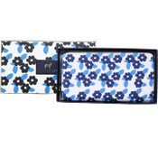 Wholesale - *OUTSIDE OF CA* LRG FLOWER PRINT ZIPPER WALLET IN GIFT BOX, UPC: 4890808260395